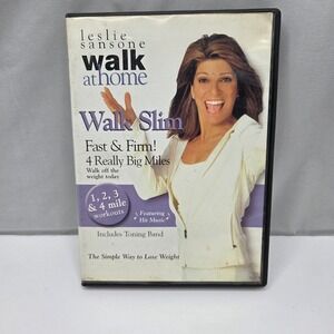 Leslie Sansone Walk at Home Walk Slim Fast & Firm 4 Miles DVD Fitness Exercise
